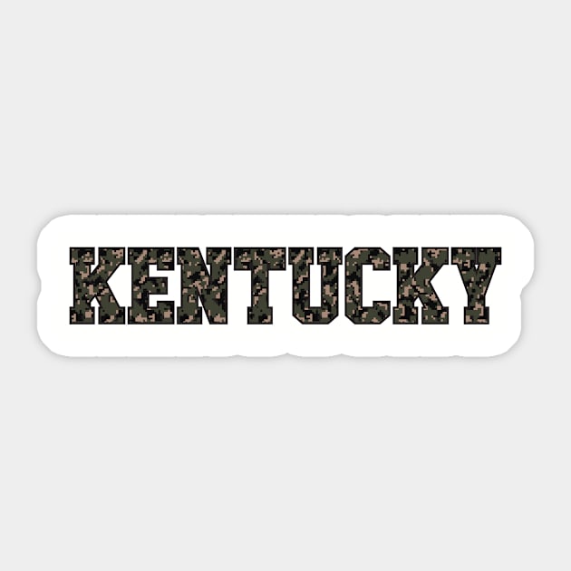 Kentucky Digital Camo Sticker by KentuckyYall